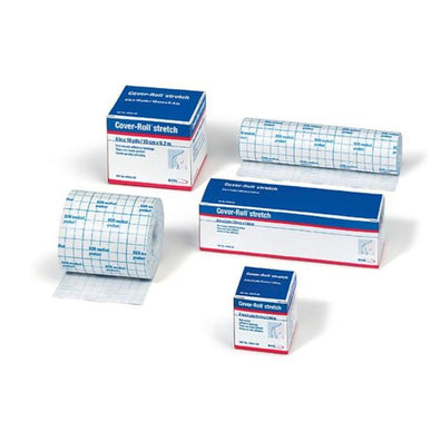 Bandage Cover-Roll 4"x10yd Elastic White Not Made With Natural Rubber Latex 1/Bx - Surgical Supplies NY